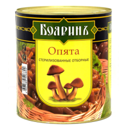 Опята отборные (грибы консерв.стерил.), 3100мл, 1/6, ж/б, БОЯРИНЪ, Китай