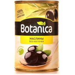 Маслины б/к консервированные, 280г, ж/б, Botanica, Испания/Турция